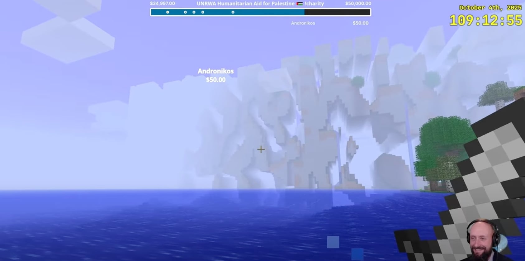 Minecraft streamer spent 14 years walking to the