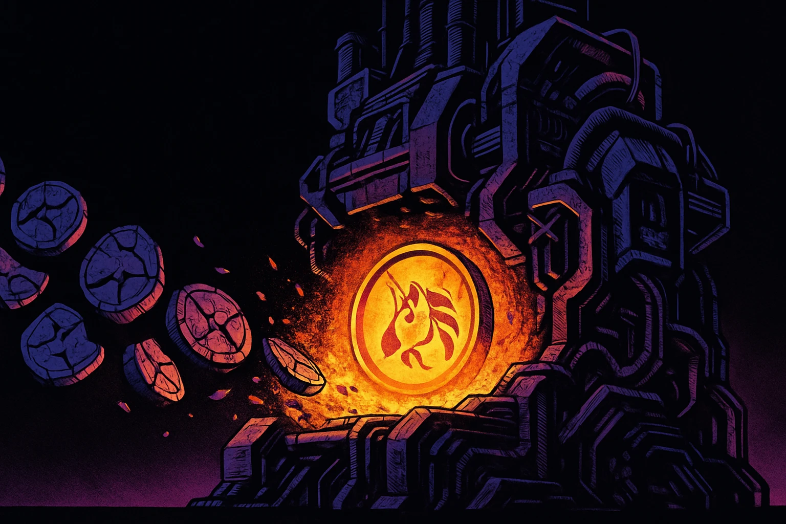 Uniswap의 블록버스터 제안: 프로토콜 수수료 활성화, 토큰 소각 및 거버넌스 구조 재구성으로 UNI는 40% 이상 급등했습니다.