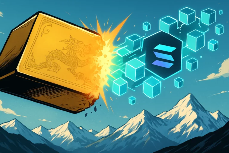 Endossado por um país soberano! Butão coopera com Solana para lançar token de ouro 