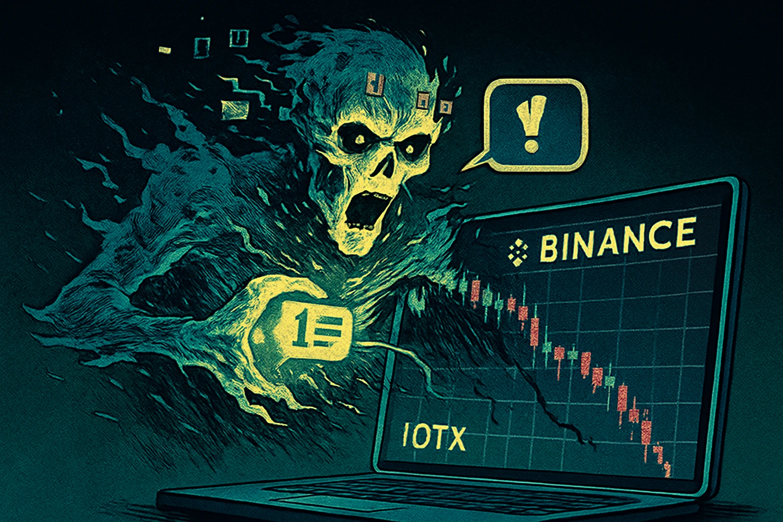 يُذكر على الإنترنت أن فلاش Binance IOTX الفوري قد انخفض إلى 