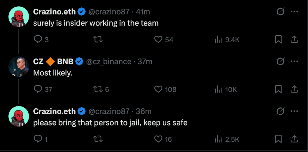 CZ: A carteira Trust Wallet compensará os usuários por perdas de ativos, o valor do roubo chega a 7 milhões de dólares americanos