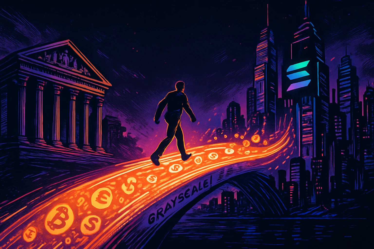 ग्रेस्केल ने घोषणा की कि उसके सोलाना फंड 